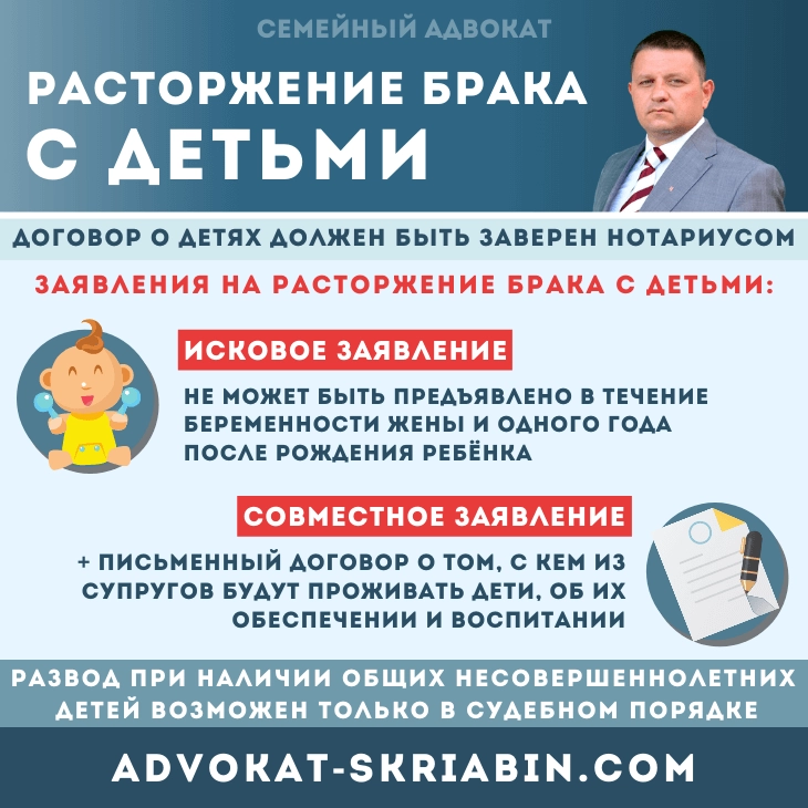 Расторжение брака с детьми — порядок развода и помощь адвоката в Украине
