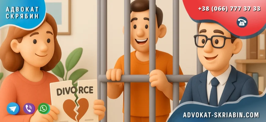 Развод с осуждённым супругом в Украине