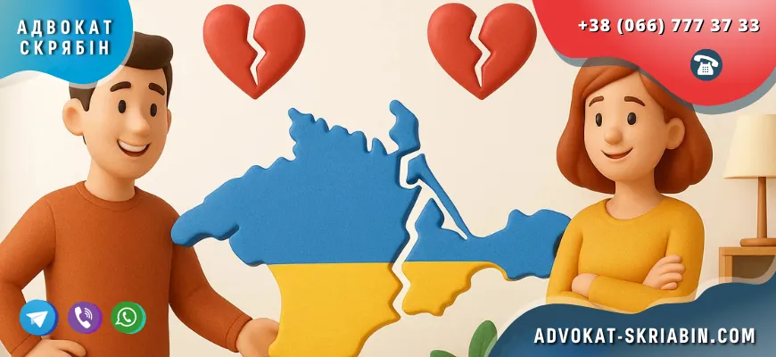 розлучення в Україні з кримською пропискою