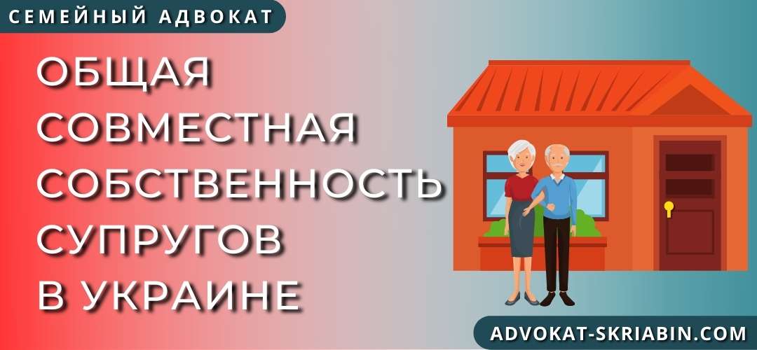 Общая совместная собственность супругов в Украине