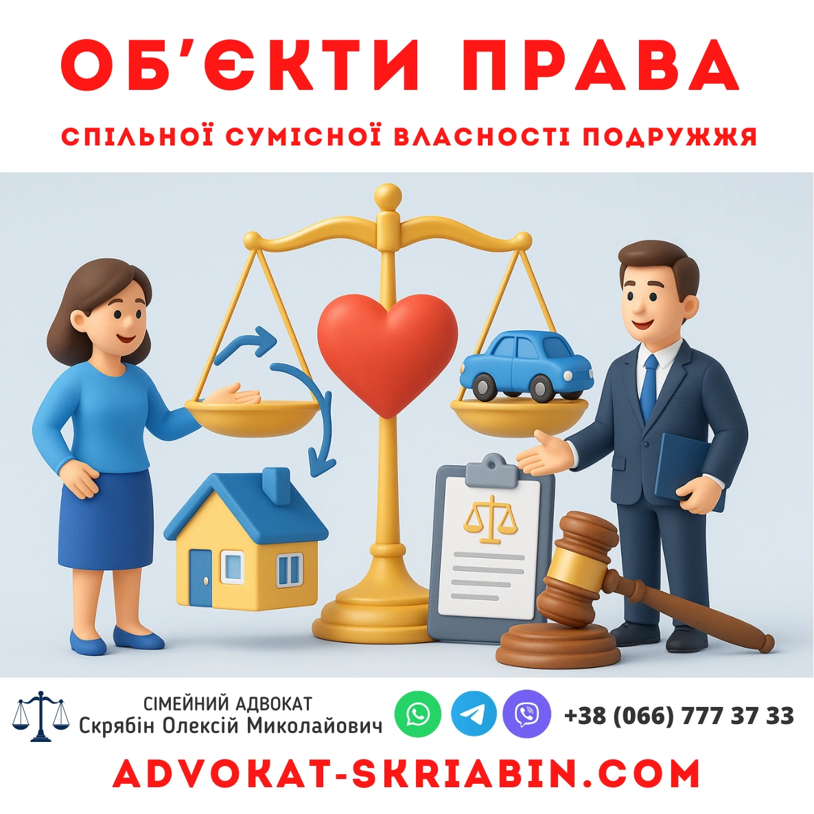 Об’єкти права спільної сумісної власності подружжя