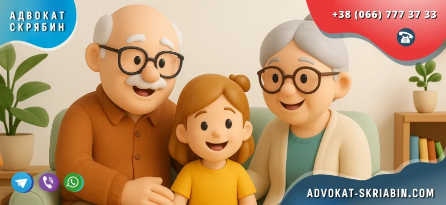 Права бабушки и дедушки на внуков в Украине