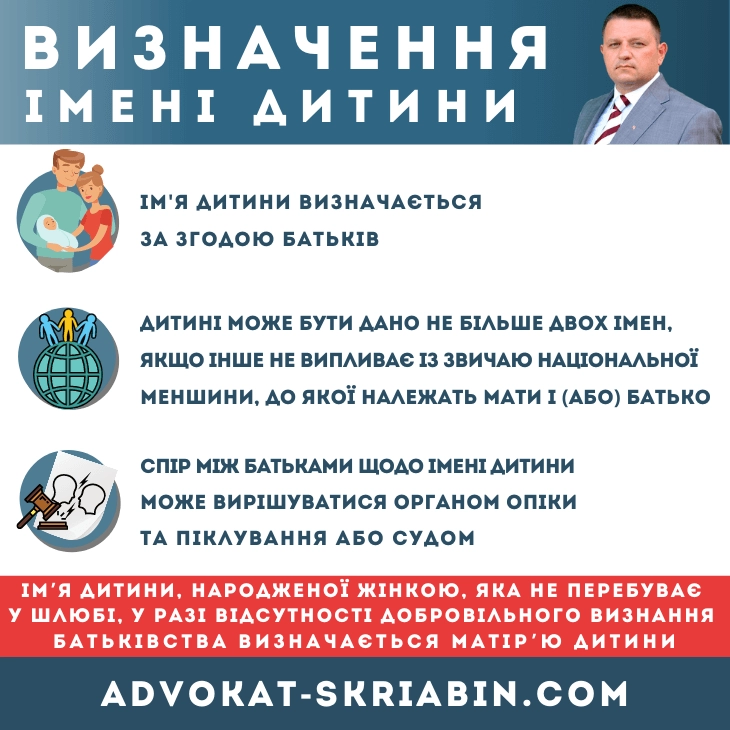 Визначення імені дитини
