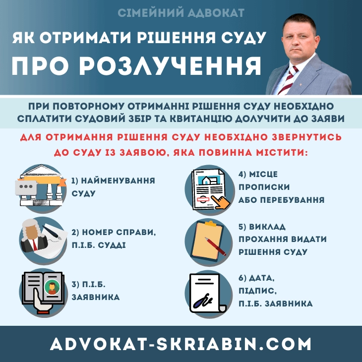 Як отримати рішення суду про розлучення