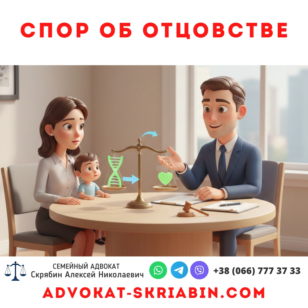Спор об отцовстве – юридическая помощь адвоката