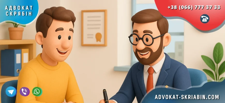 договір про надання правової допомоги між клієнтом та адвокатом