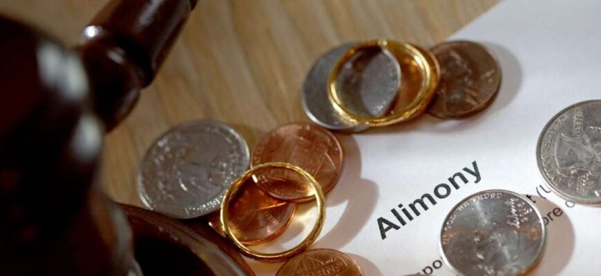 Alimony as a share of earnings