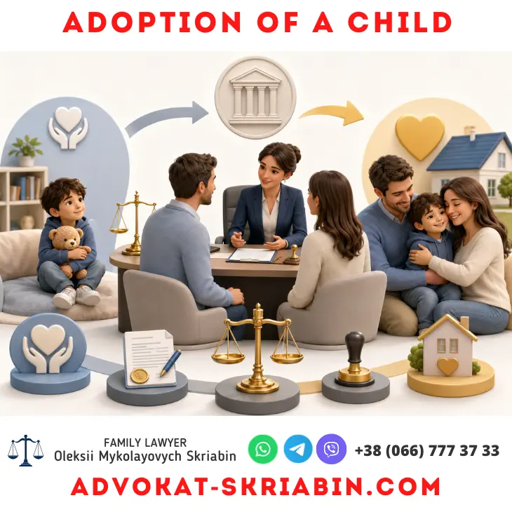 Adoption of a child with attorney support Adoption of a child through legal support and court procedure