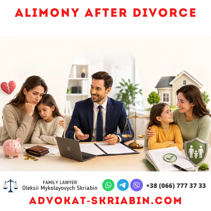 Alimony after divorce legal support from a family lawyer