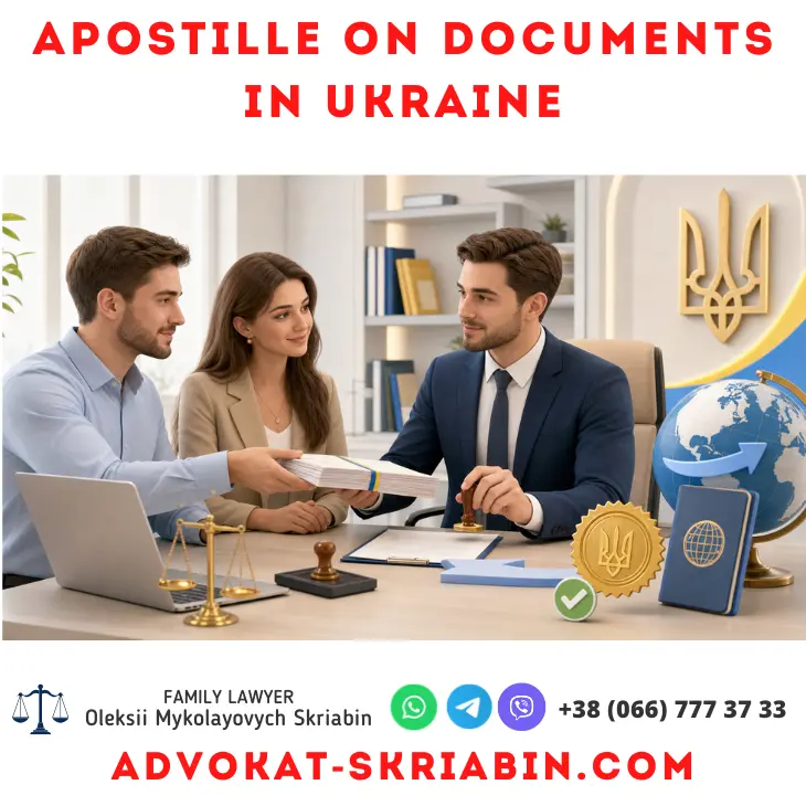 Apostille on documents in Ukraine — legal assistance by a lawyer