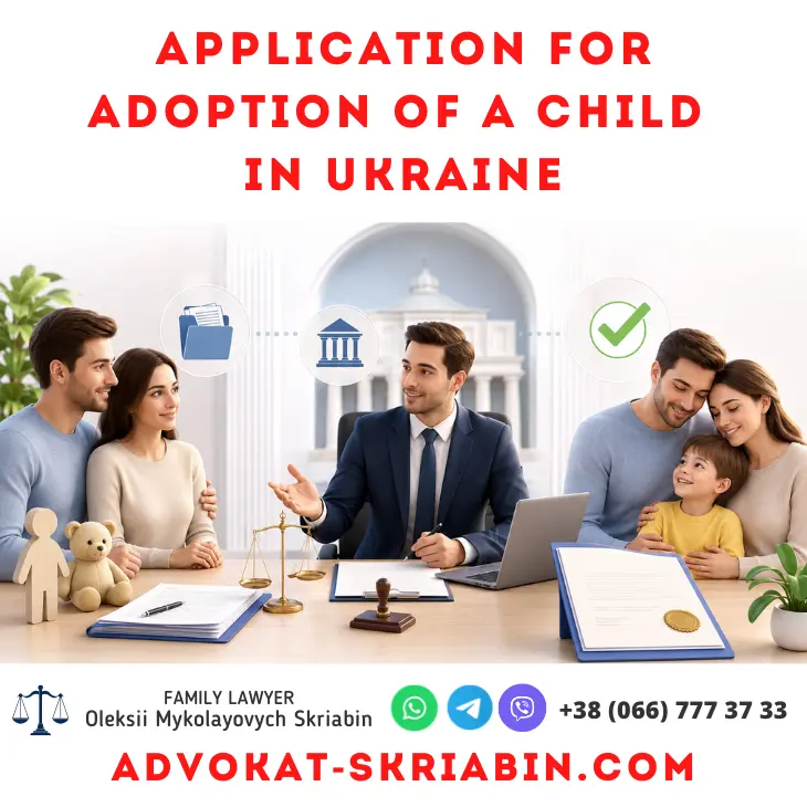 Application for adoption of a child in Ukraine with legal assistance from a lawyer