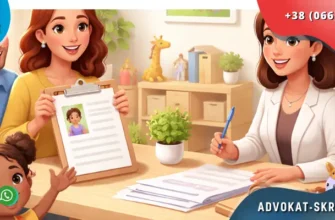 Application for adoption of a child with positive family meeting lawyer in bright office interior