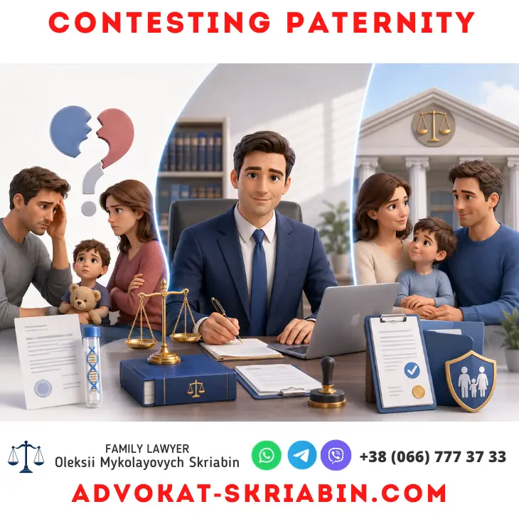 Contesting paternity with legal support from a family lawyer