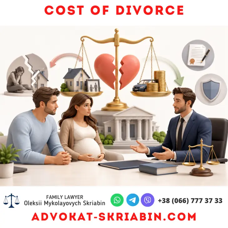 Cost of divorce in Ukraine legal consultation with a divorce lawyer