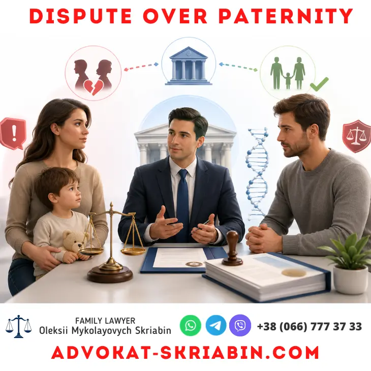 Dispute over paternity — family lawyer support Dispute over paternity with legal support from a family lawyer