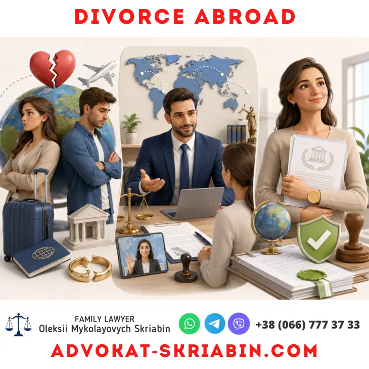 Divorce abroad with legal support from a family lawyer
