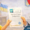 Divorce court decision in Ukraine with professional legal assistance