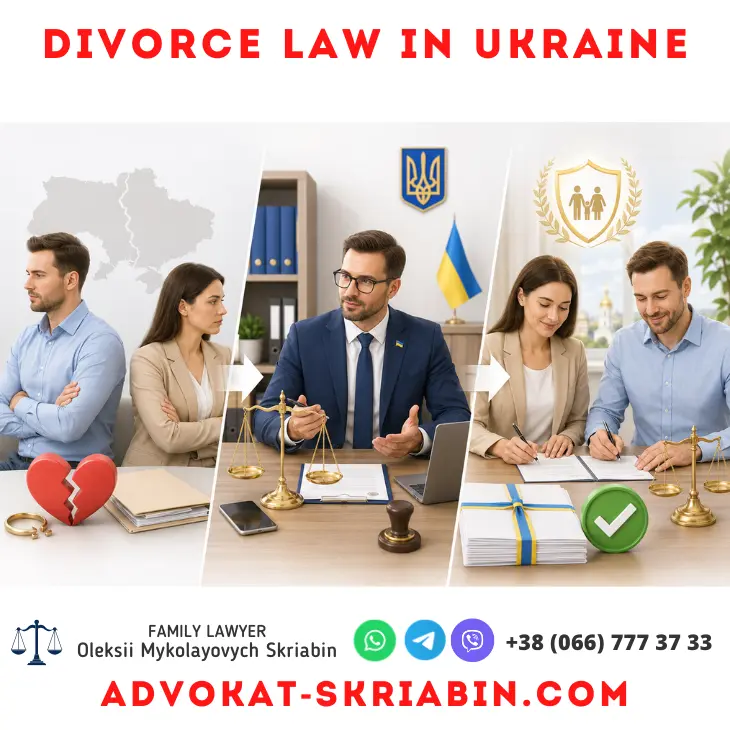 Divorce law in Ukraine — legal assistance from a family lawyer