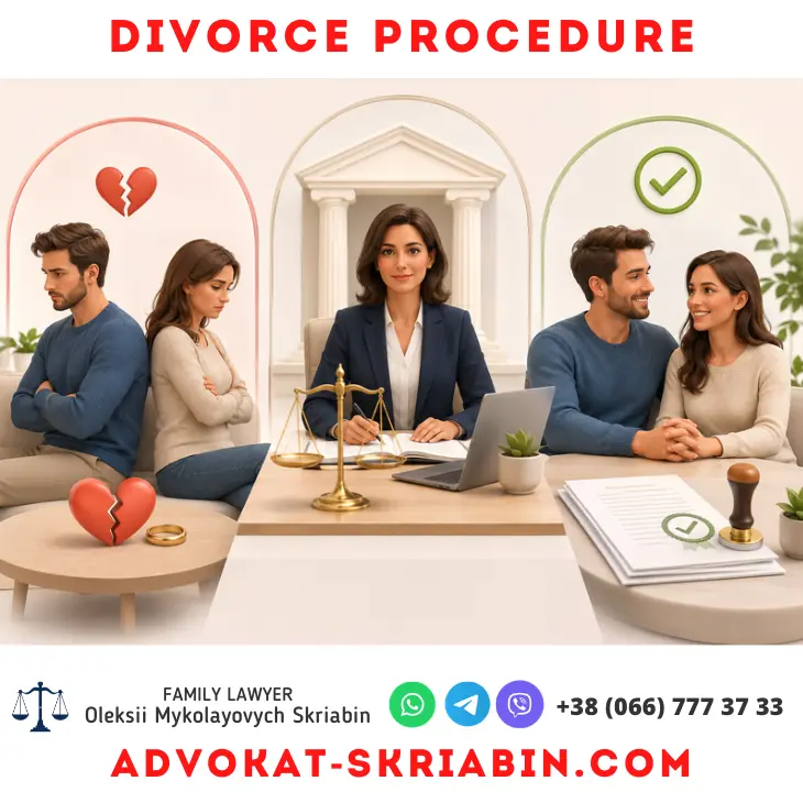 Divorce Procedure – Legal Assistance in Ukraine divorce procedure in Ukraine legal assistance by a family lawyer