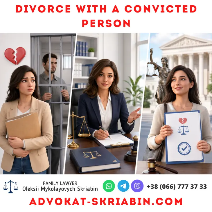 divorce with a convicted person legal assistance from a family lawyer