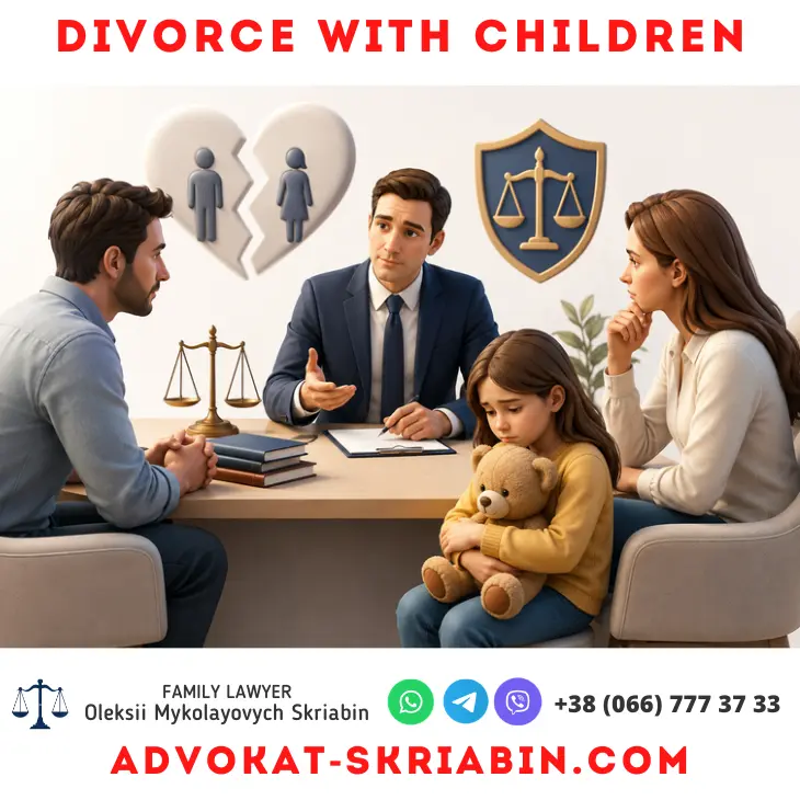 divorce with children legal assistance from a family lawyer in Ukraine