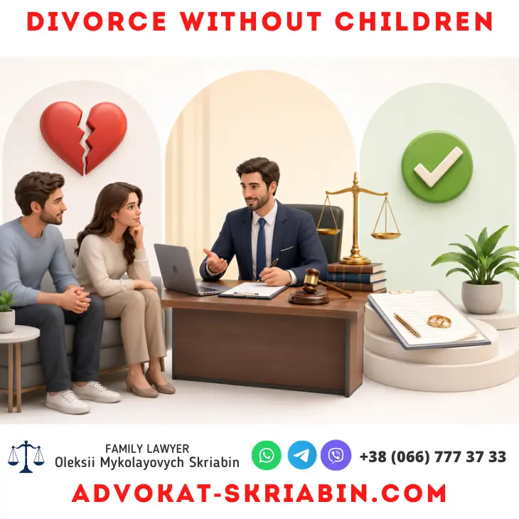 Divorce without children legal consultation with a family lawyer