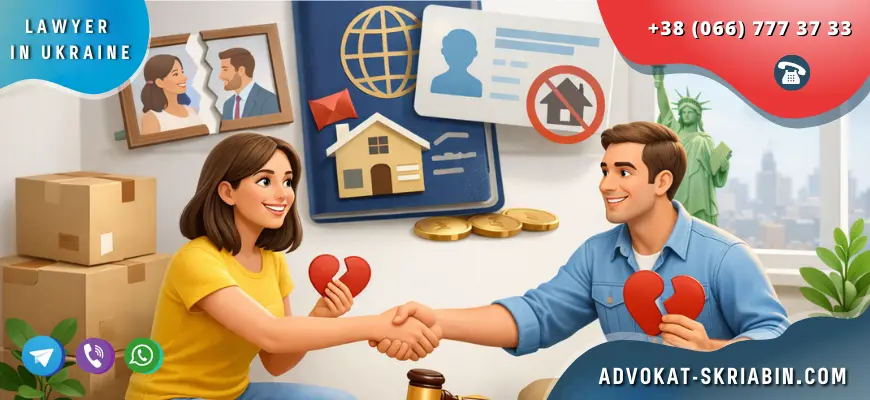 Divorce without residence permit and registration legal process consultation