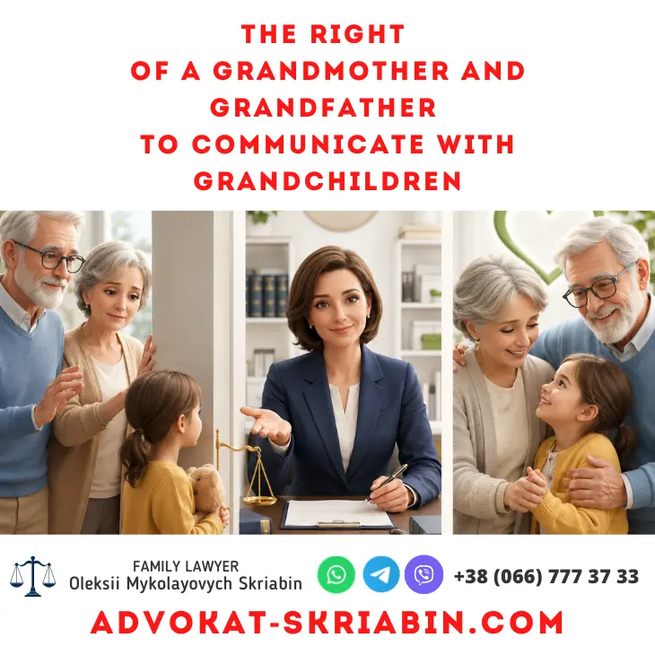 Grandparents’ right to communicate with grandchildren — legal help Grandparents’ right to communicate with grandchildren — legal assistance from a family lawyer