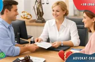 Registration of a court decision upon divorce in the Civil Registry Office with former spouses and registry officer in a bright modern interior