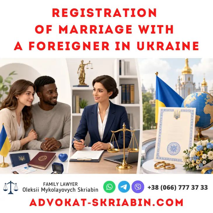 Registration of marriage with a foreigner in Ukraine with legal assistance from a lawyer