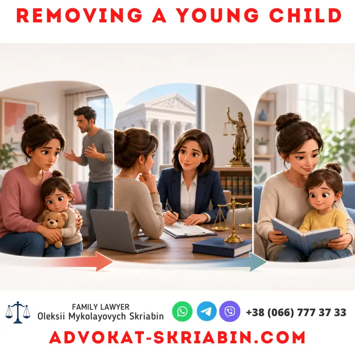 Removing a young child legal help Removing a young child with legal support from a family lawyer