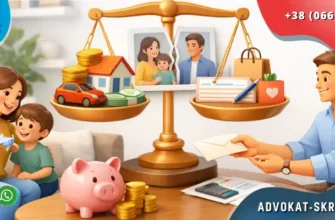 Right to maintenance after divorce in Ukraine concept with balanced justice scales and financial support between former spouses