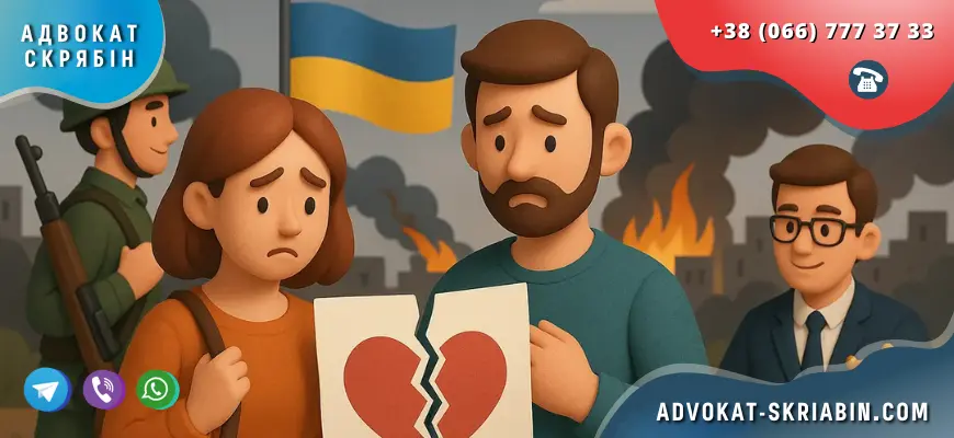 розлучення під час воєнного стану в Україні
