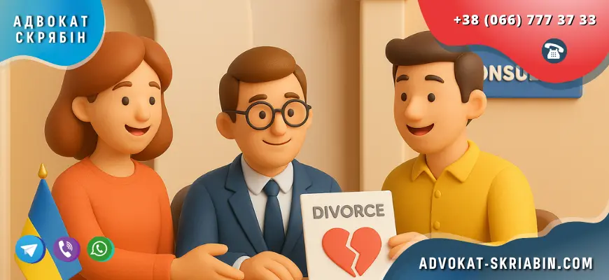 як оформити розлучення через консульство України адвокат Скрябін
