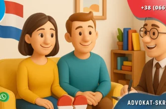 Розлучення в Нідерландах для українців у світлому інтер’єрі з прапором Нідерландів та символічним серцем