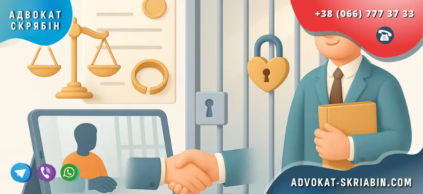 Розлучення з особою у місцях позбавлення волі — юридична допомога адвоката Скрябіна Олексія Миколайовича