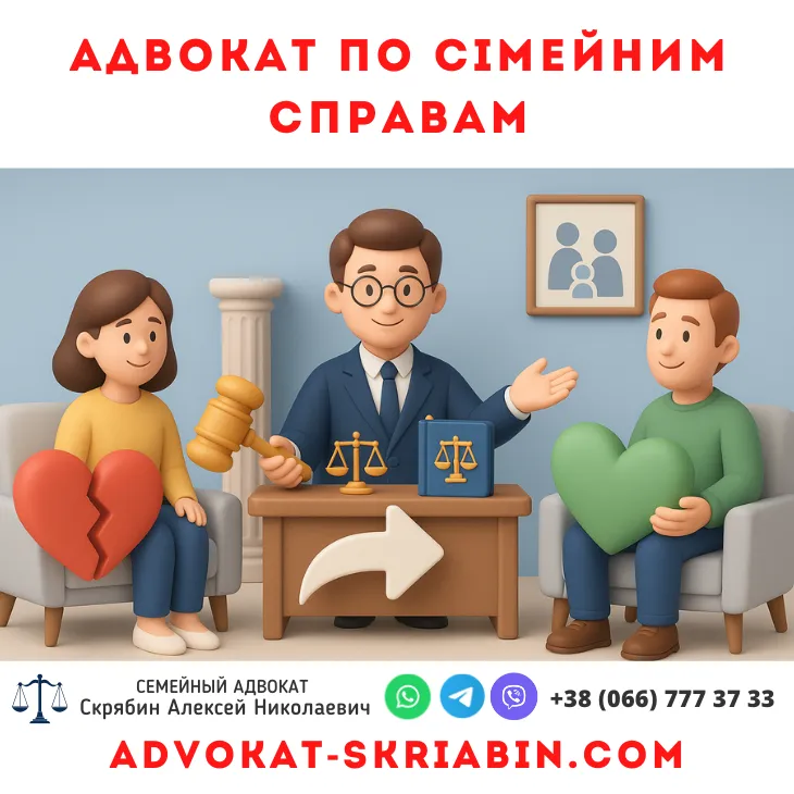 адвокат по сімейним справам Скрябін Олексій Миколайович