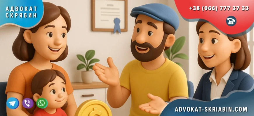 Алименты с безработного в Украине и помощь адвоката