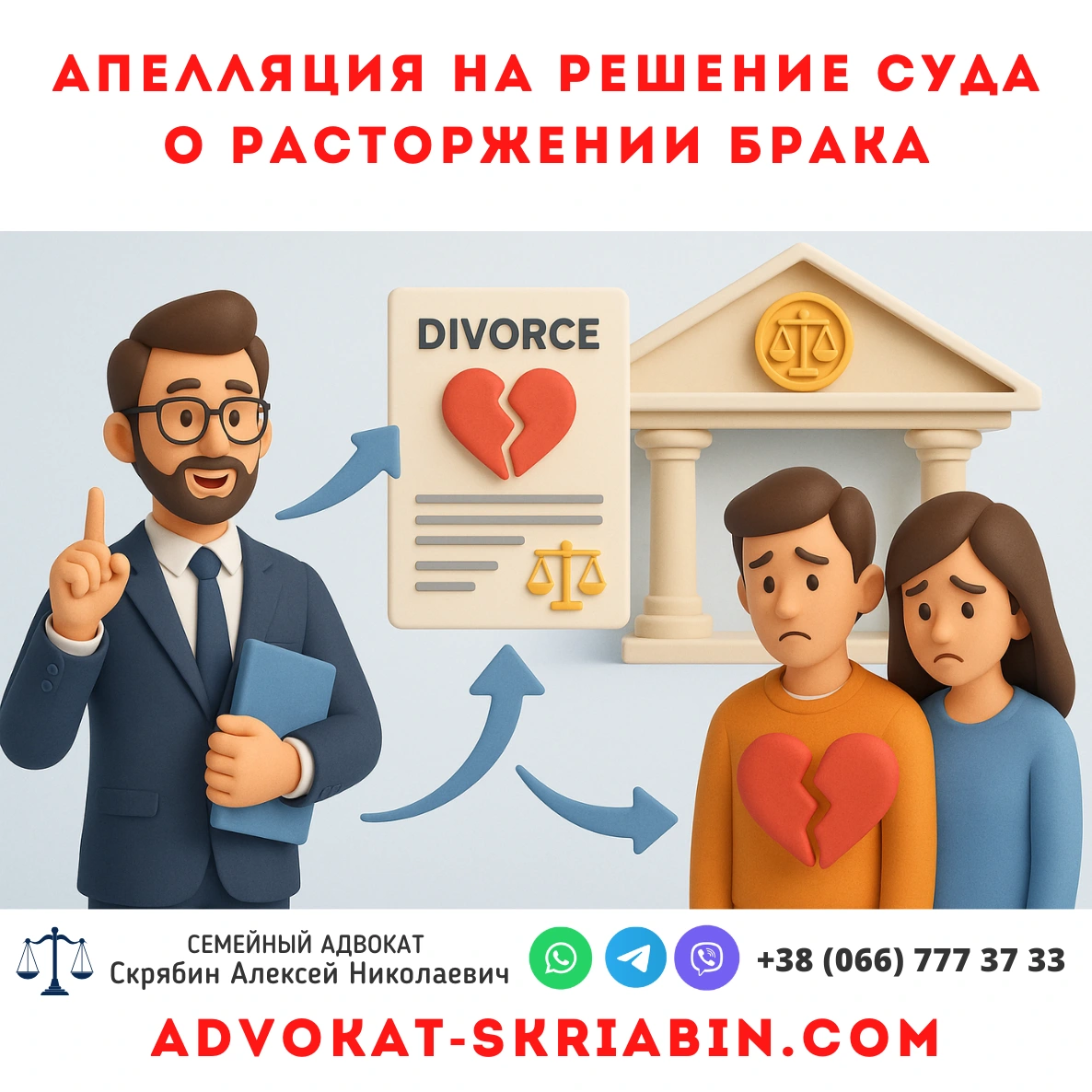 Апелляция на решение суда о расторжении брака