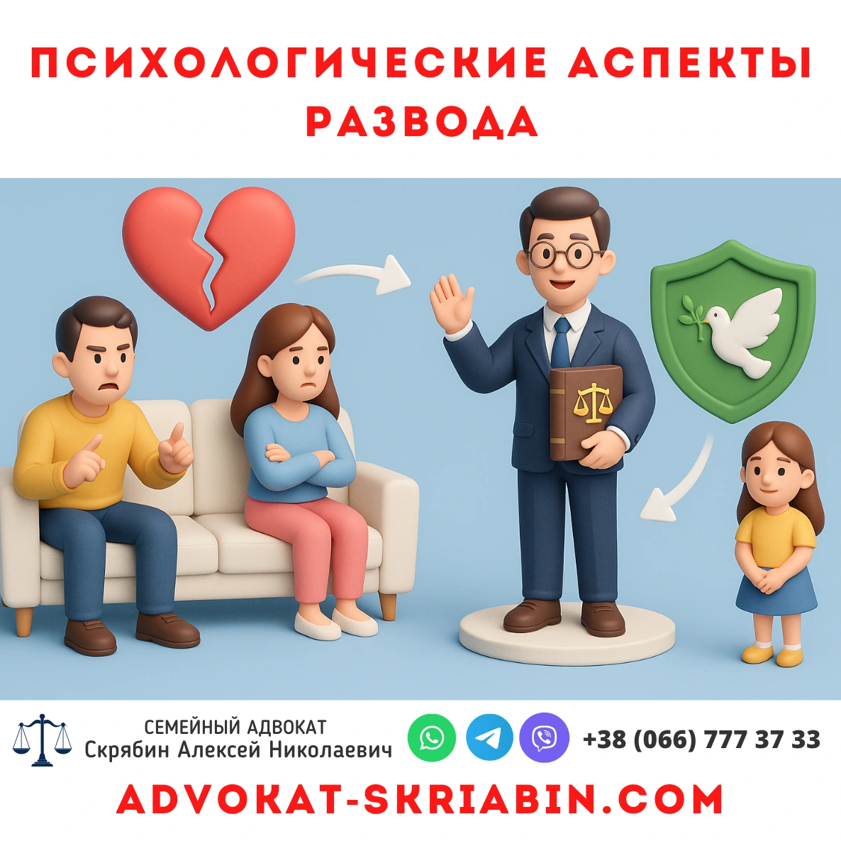 психологические аспекты развода и помощь адвоката