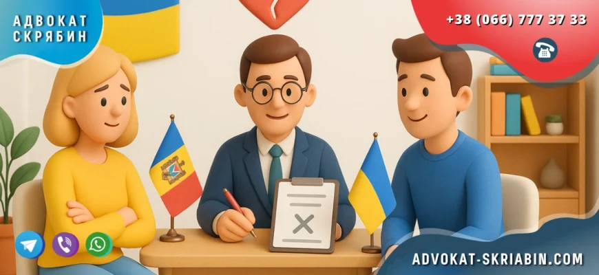 Развод в Молдове для украинцев с помощью адвоката
