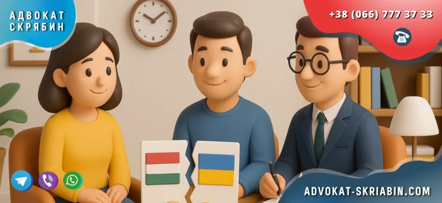 Развод в Венгрии для украинцев