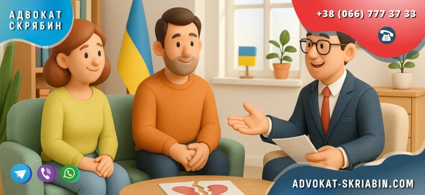 Развод во время войны в Украине с поддержкой семейного адвоката в мирной обстановке