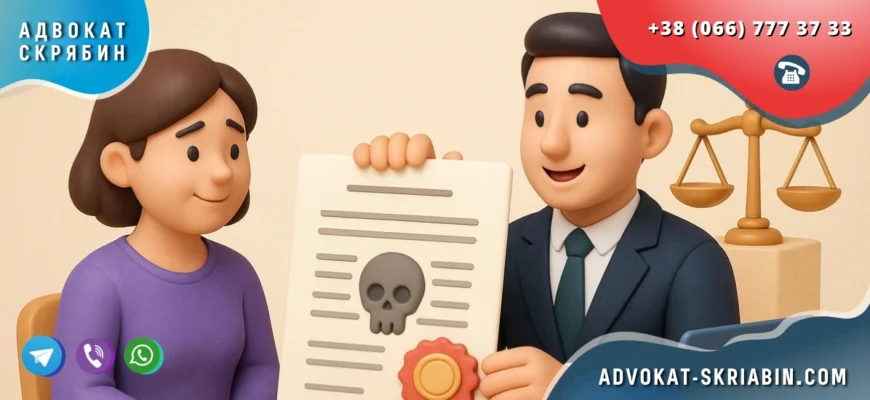 Апостиль на свидетельство о смерти в Украине