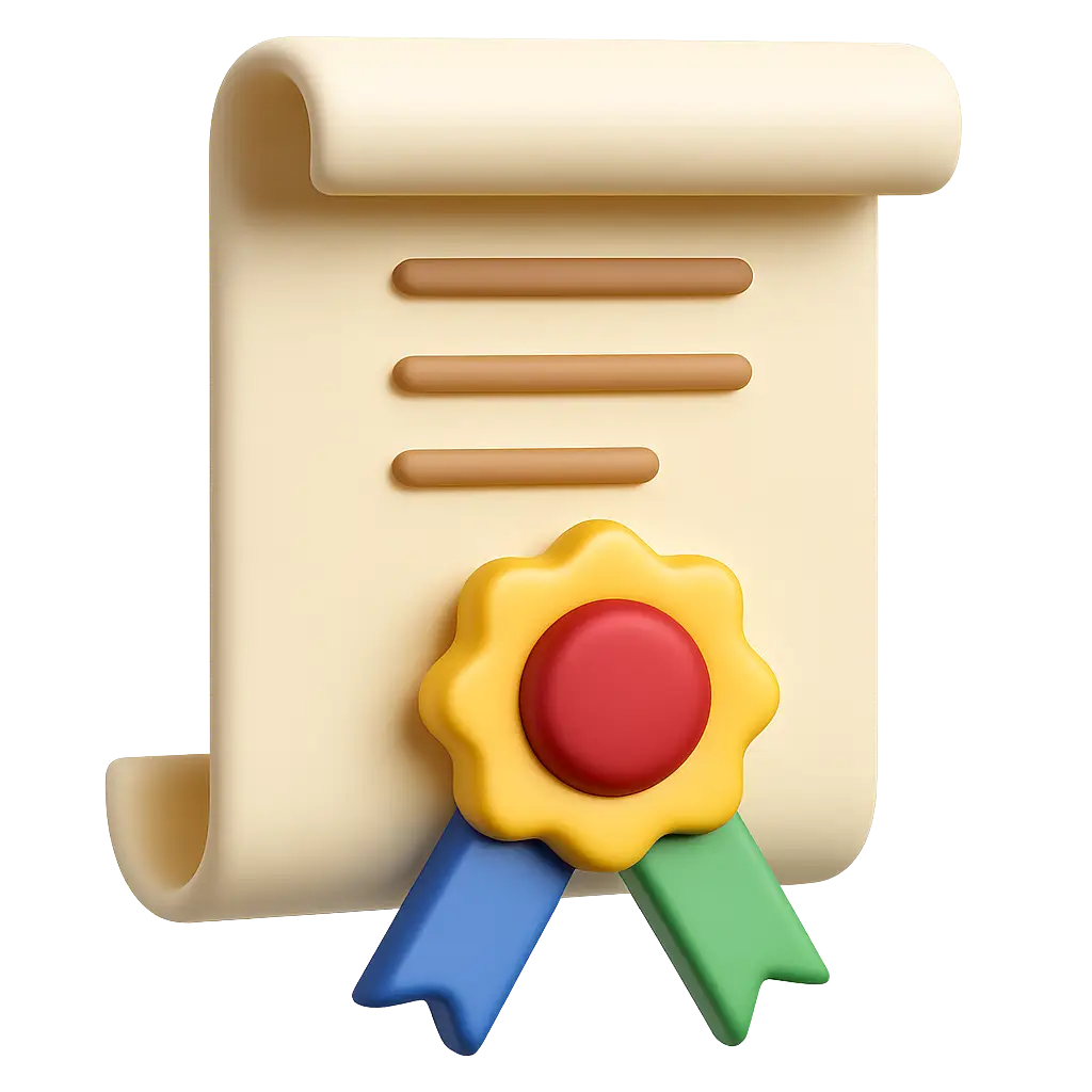 Notarial document with a certification seal, symbolizing notarized legal documents and certificates.