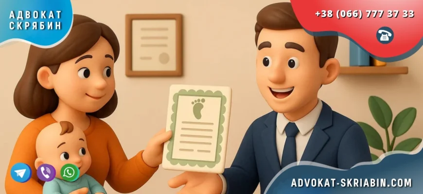 Оформление и получение свидетельства о рождении в Украине