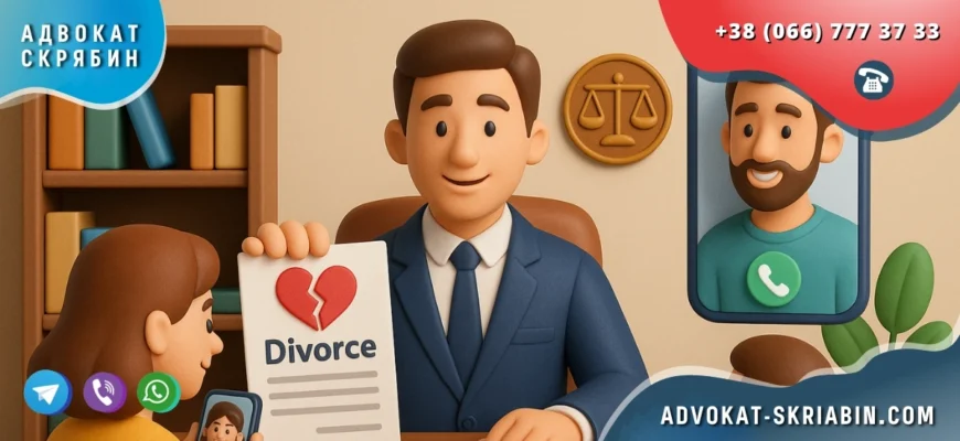 Развод без присутствия супругов в Украине — помощь адвоката онлайн