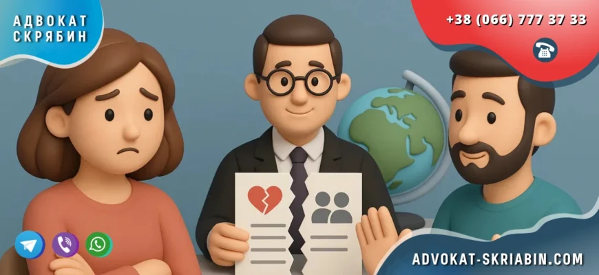Развод без согласия супруга за границей — помощь адвоката онлайн для граждан Украины