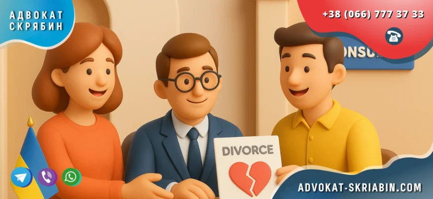 Развод через консульство Украины — помощь адвоката