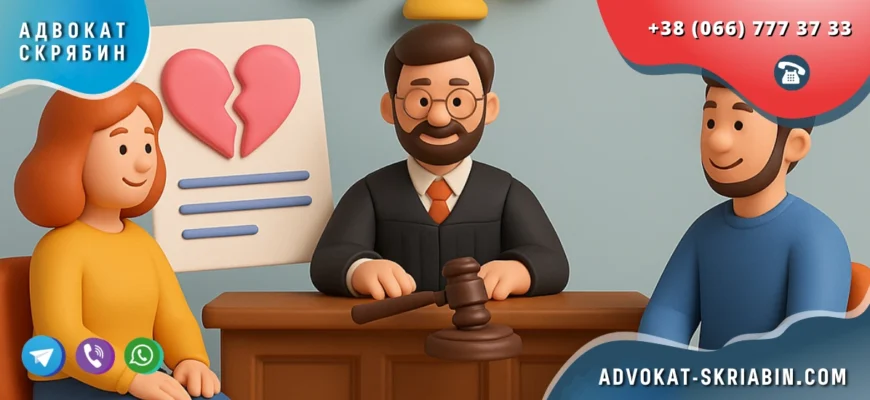 Развод через суд без детей в Украине — помощь адвоката Скрибина